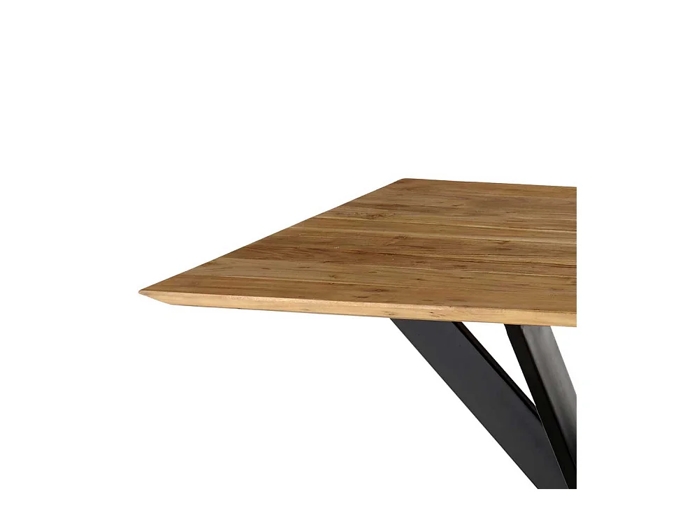 Quadratischer Esstisch im Industry und Loft Stil 100 cm breit