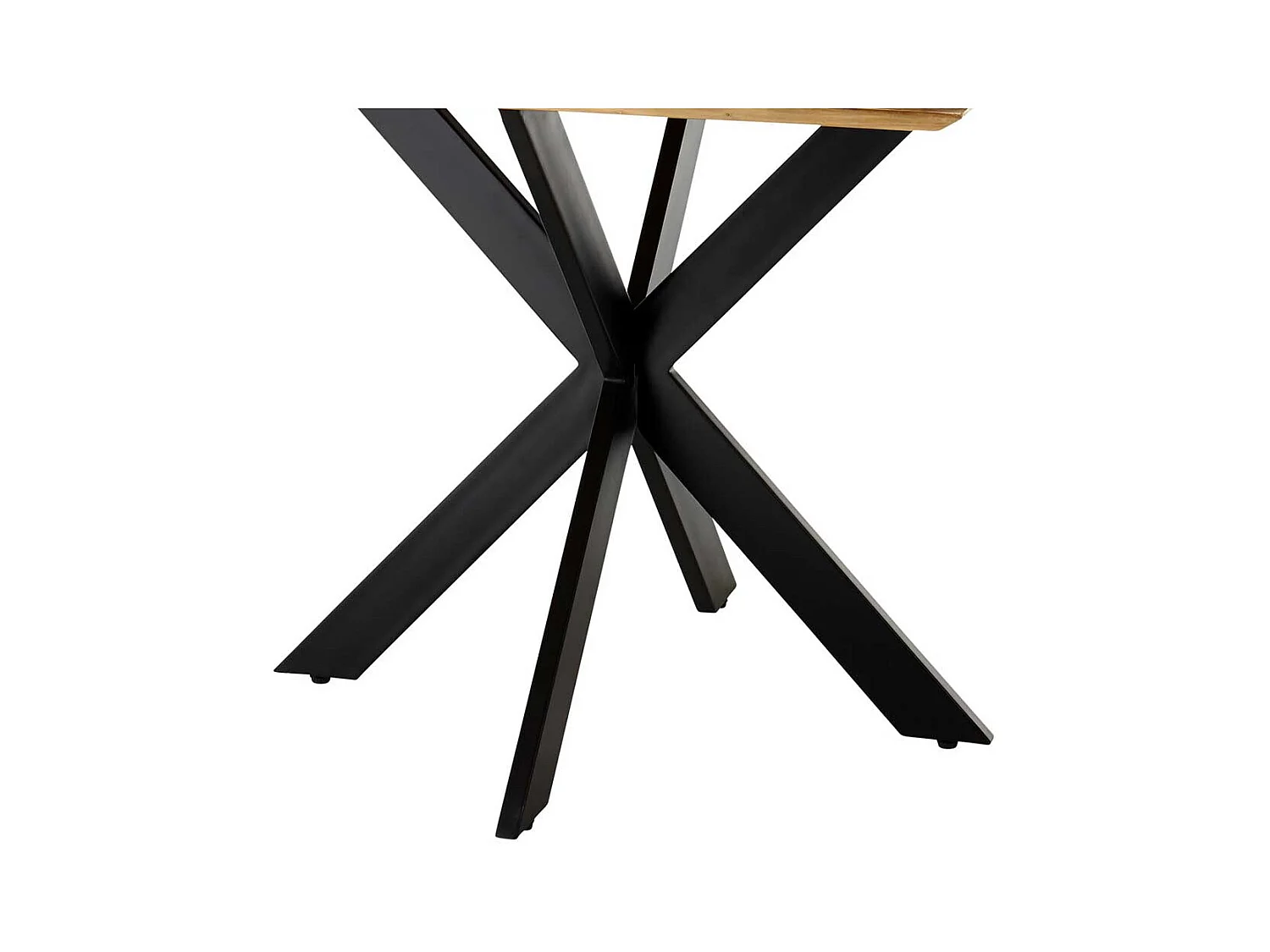 Quadratischer Esstisch im Industry und Loft Stil 100 cm breit