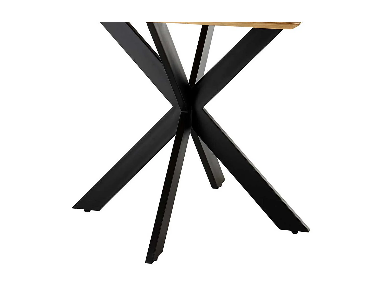 Quadratischer Esstisch im Industry und Loft Stil 100 cm breit