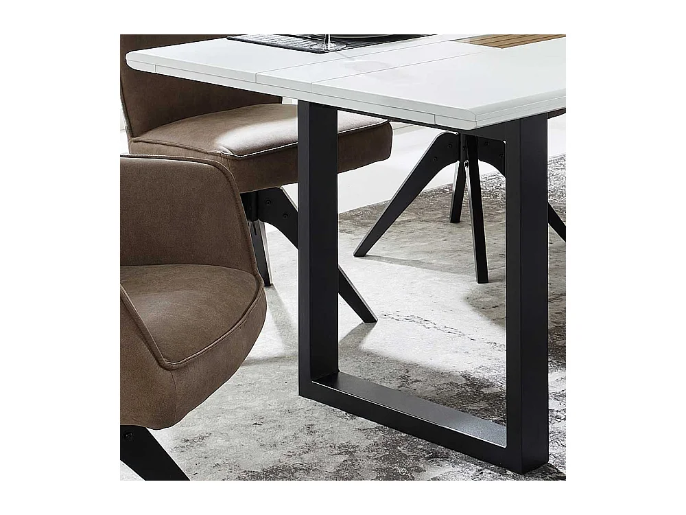 Tisch Esszimmer modern 180x100 oder 210x100 cm Bügelgestell