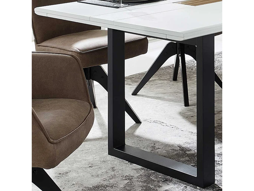 Tisch Esszimmer modern 180x100 oder 210x100 cm Bügelgestell