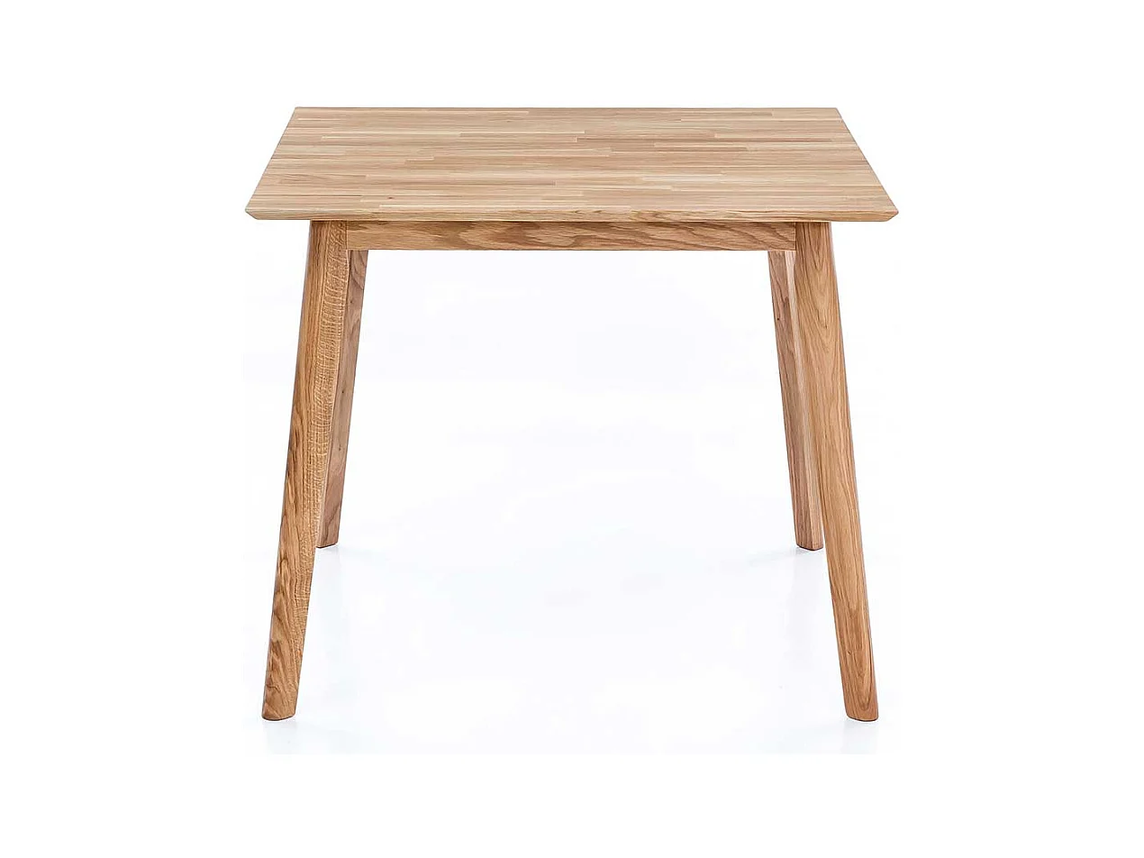 Tisch aus Eiche Massivholz 90 cm breit