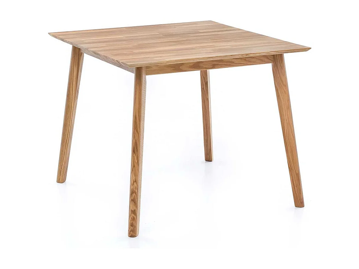 Tisch aus Eiche Massivholz 90 cm breit