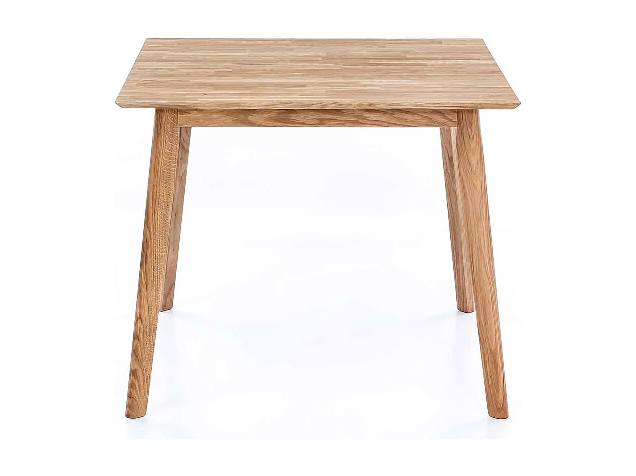 Tisch aus Eiche Massivholz 90 cm breit