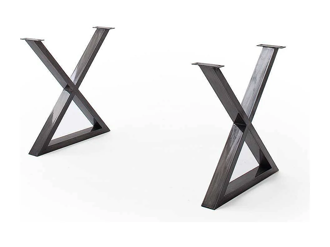 Esstisch Tisch aus Akazie Massivholz und Metall