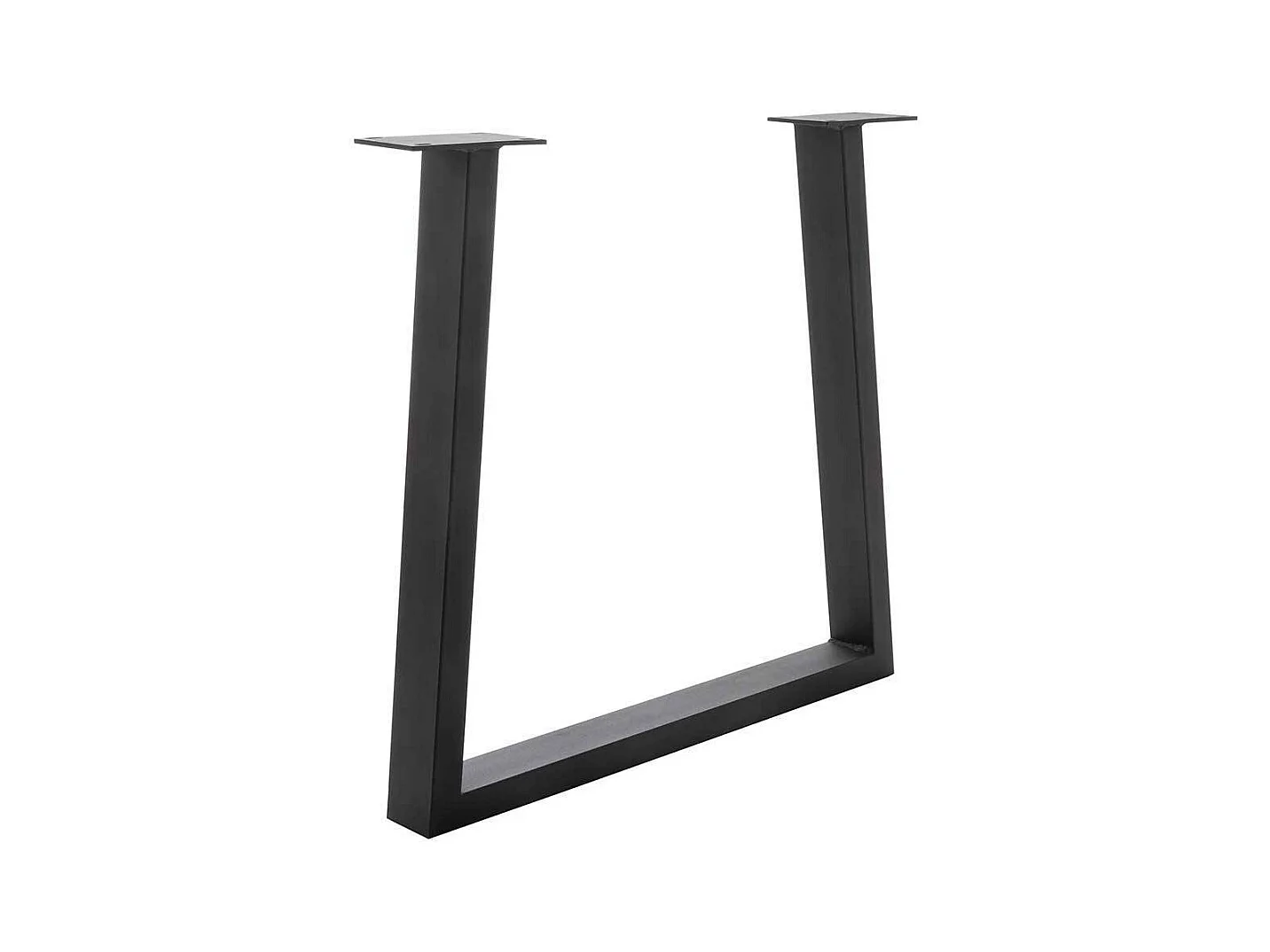 Esstisch Holztisch aus Metall und Zerreiche Massivholz