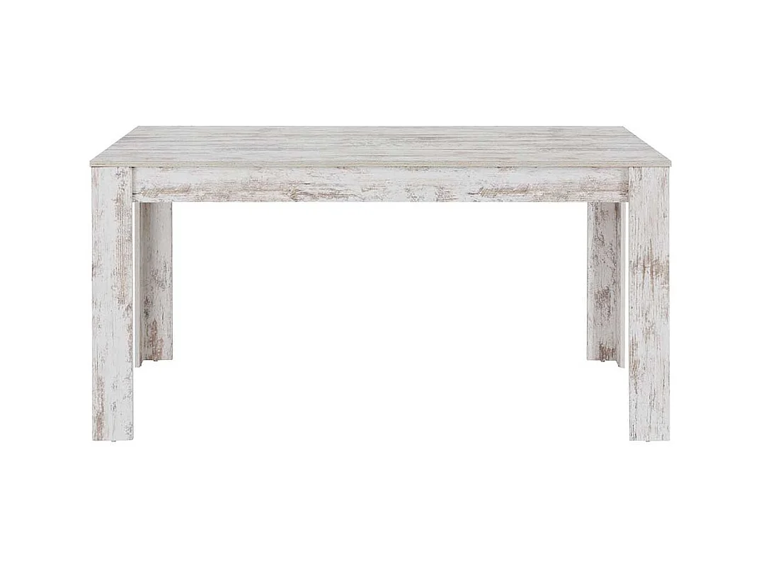 Esszimmer Tisch in Holz White Wash 160x75x90 cm