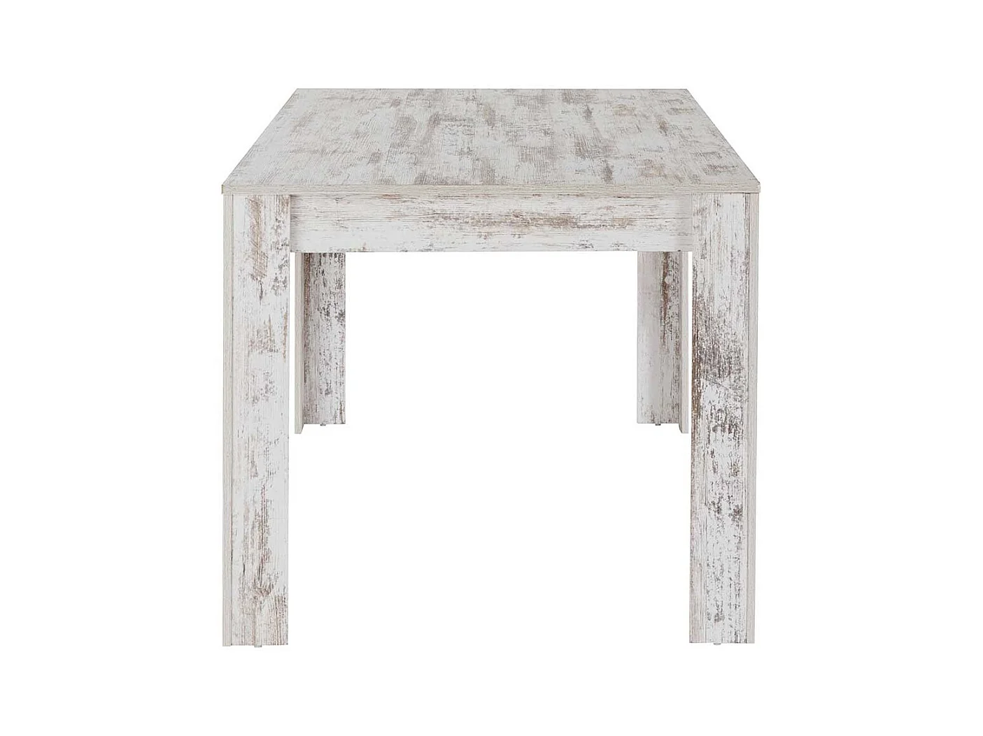 Esszimmer Tisch in Holz White Wash 160x75x90 cm