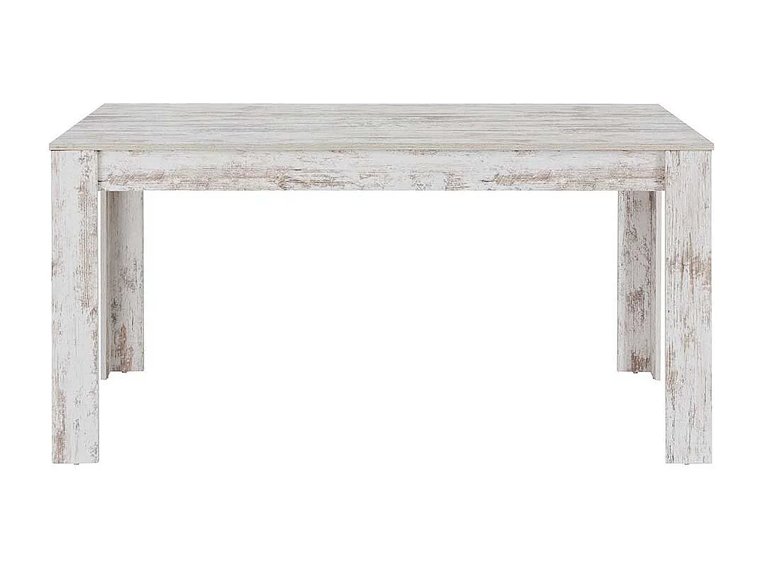 Esszimmer Tisch in Holz White Wash 160x75x90 cm