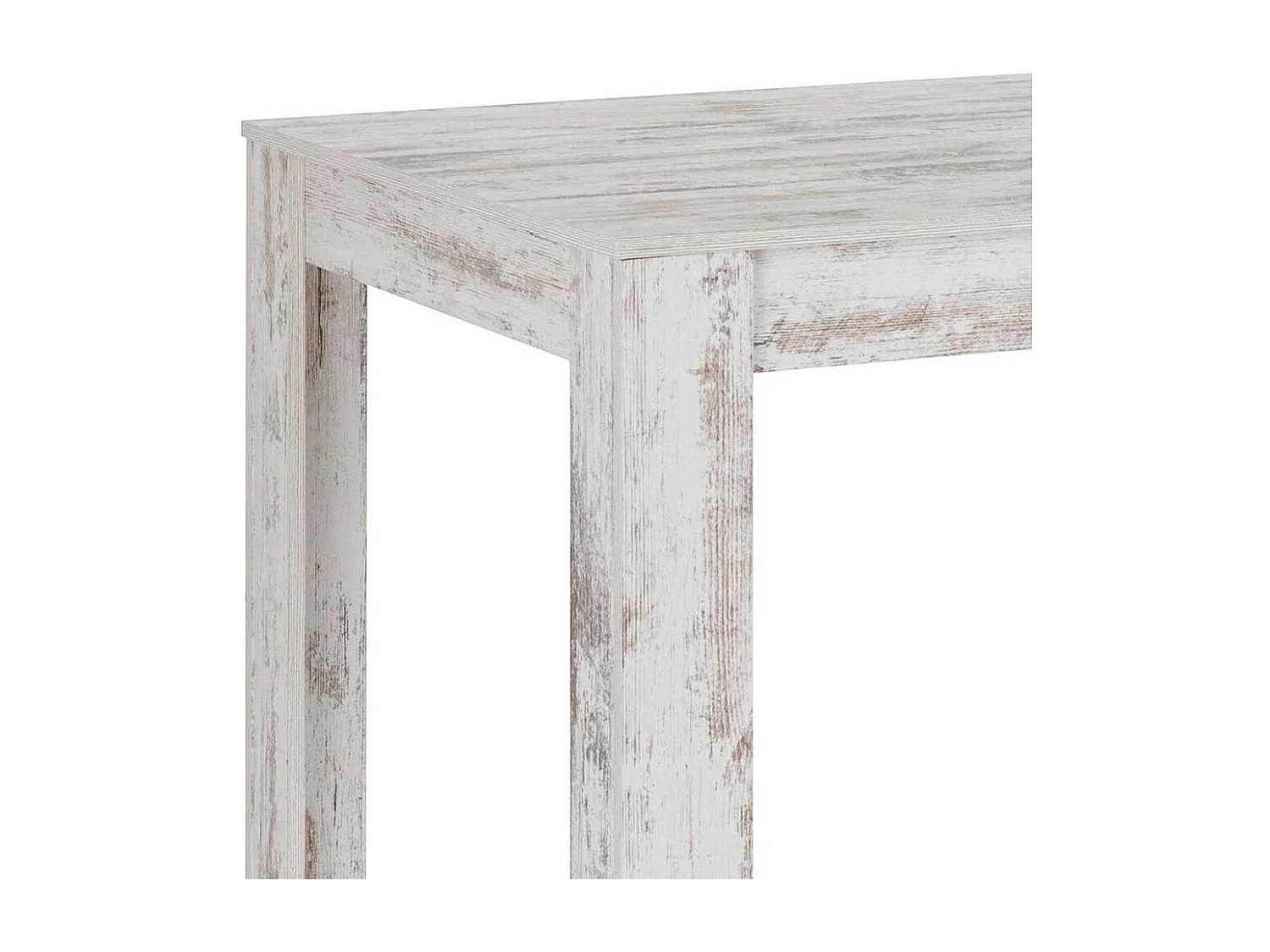Esszimmer Tisch in Holz White Wash 160x75x90 cm