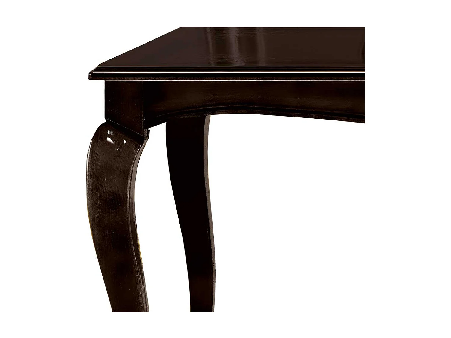 Tisch Esszimmer dunkelbraun im klassischen Stil 170 cm breit