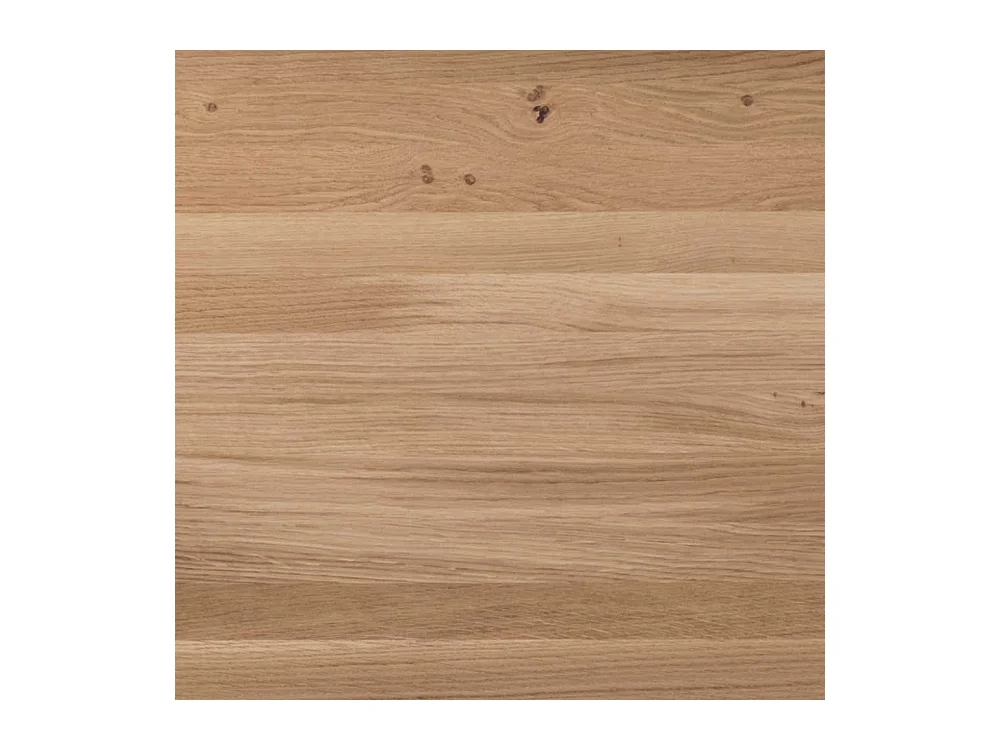 Esszimmertisch aus Eiche massiv weiß geölt Skandi Design