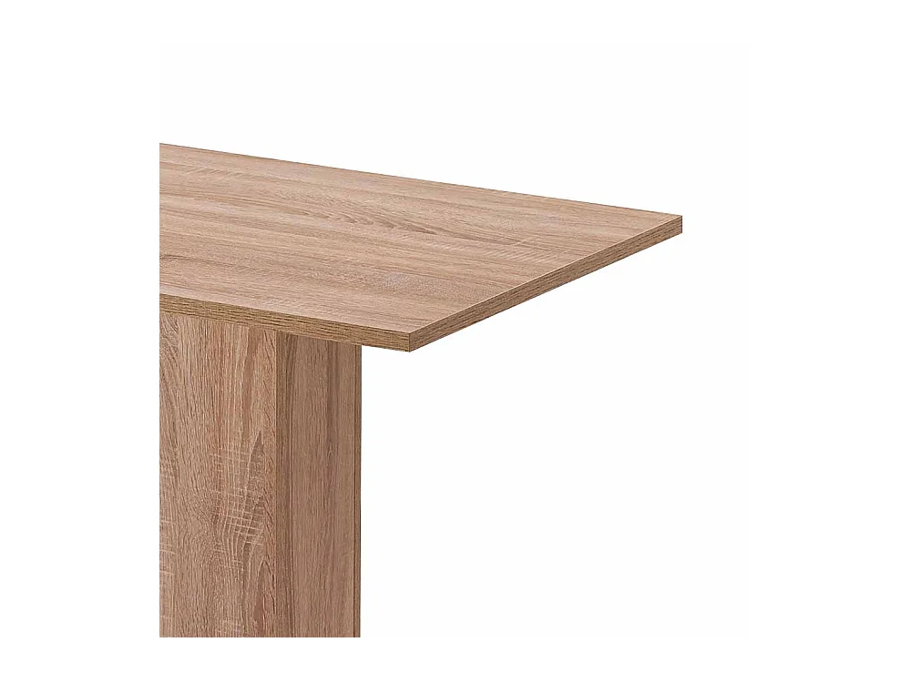 Säulen Esstisch in Sonoma Eiche 110 cm