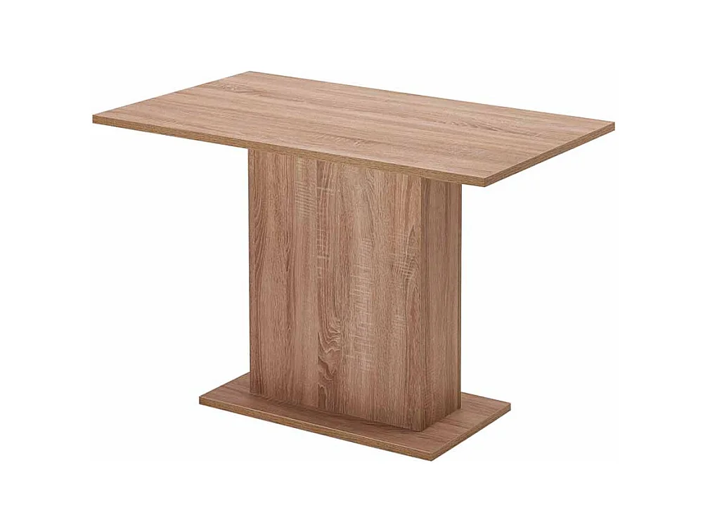 Säulen Esstisch in Sonoma Eiche 110 cm