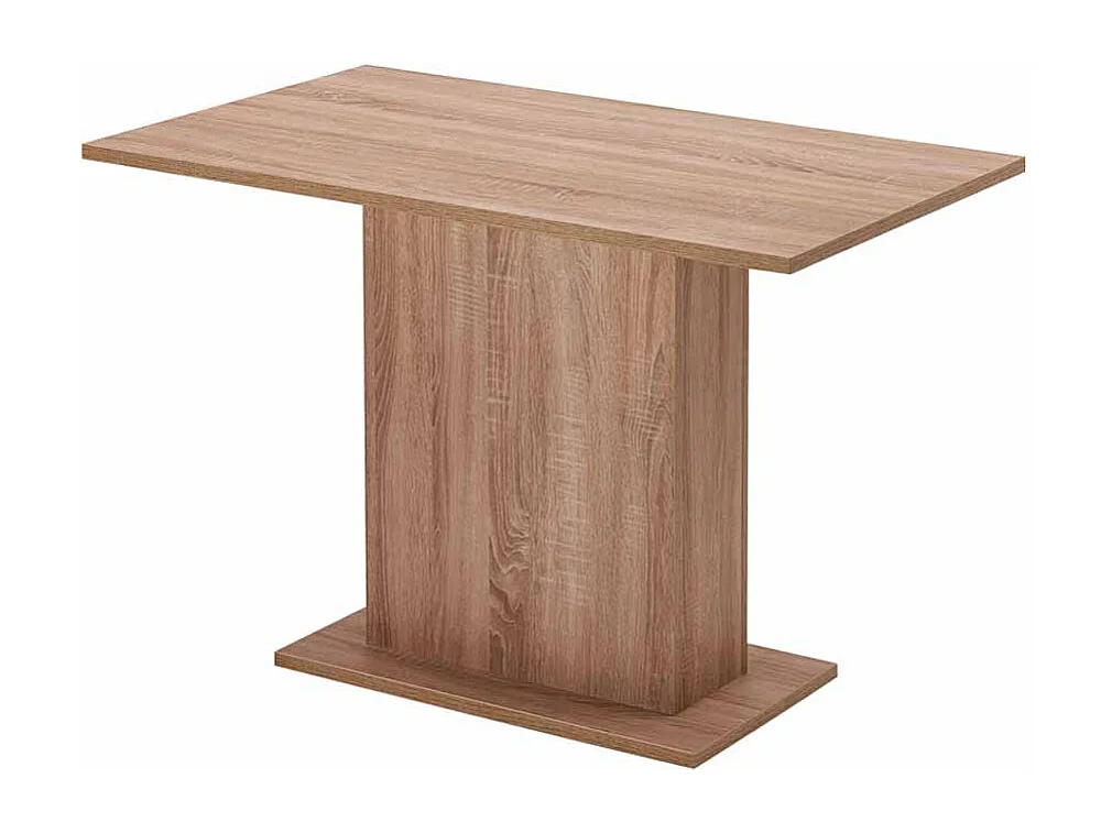 Säulen Esstisch in Sonoma Eiche 110 cm