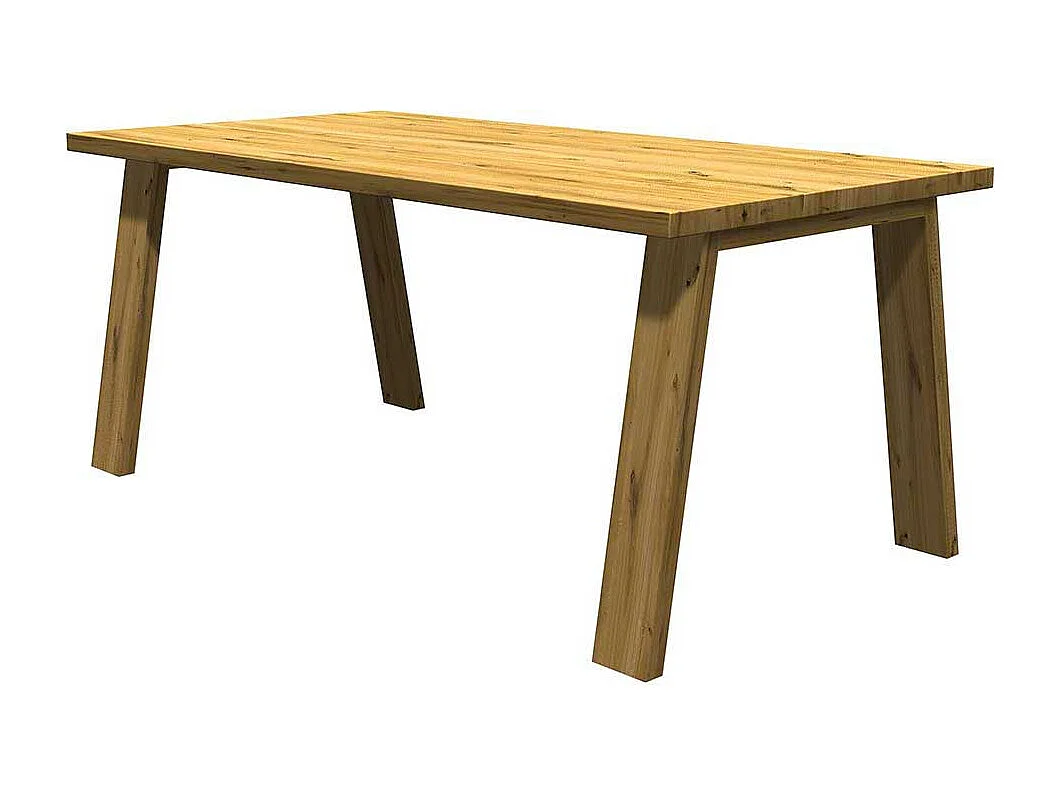 Holztisch Eiche massiv geölt modernem Design