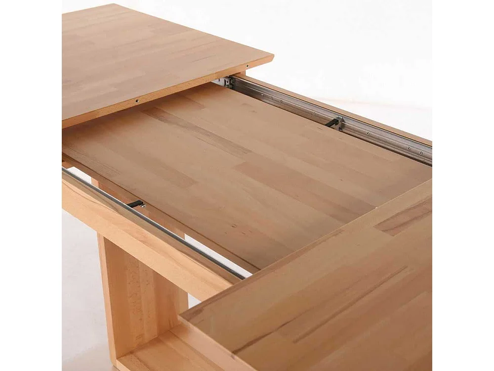 Esszimmertisch aus Kernbuche Massivholz Mittelauszug