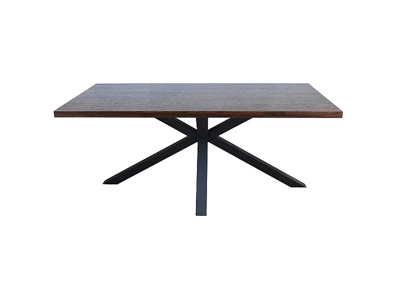 Esszimmertisch in Nussbaumfarben 180 cm breit