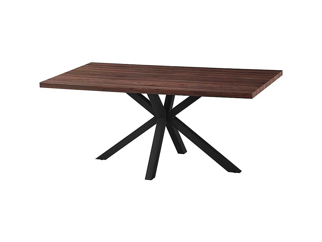 Esszimmertisch in Nussbaumfarben 180 cm breit