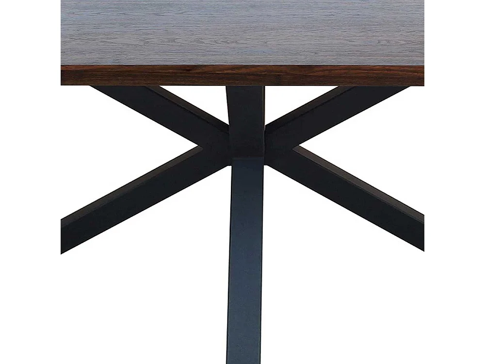 Esszimmertisch in Nussbaumfarben 180 cm breit