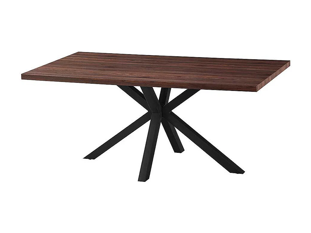 Esszimmertisch in Nussbaumfarben 180 cm breit