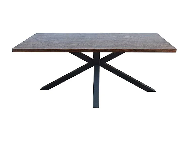 Esszimmertisch in Nussbaumfarben 180 cm breit