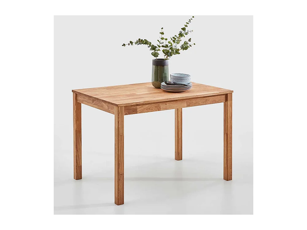 Holz Küchentisch aus Kernbuche massiv Vierfußgestell