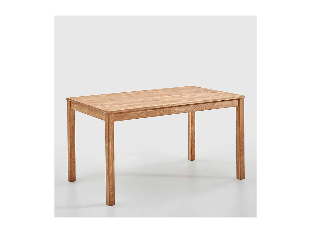 Holz Küchentisch aus Kernbuche massiv Vierfußgestell