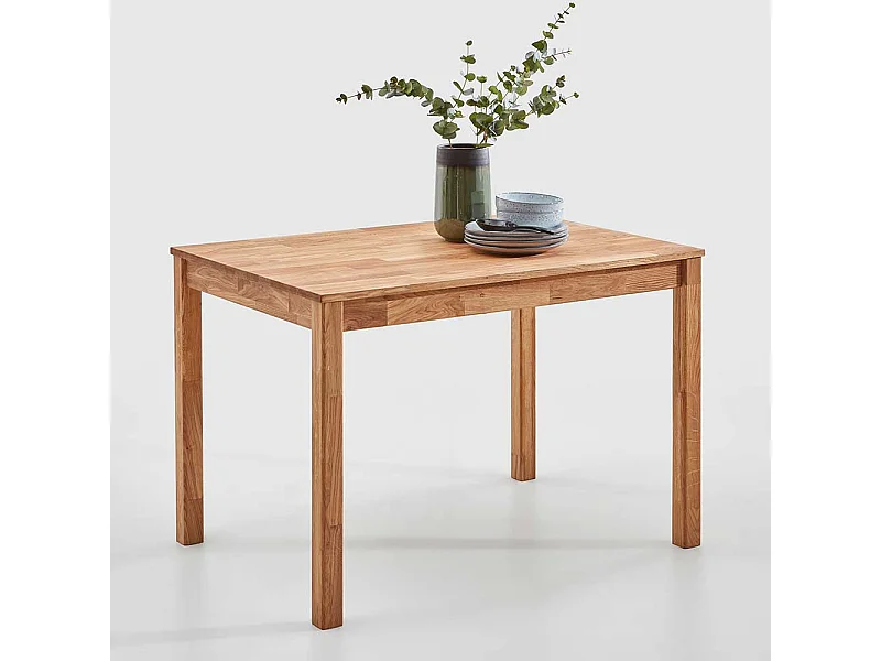 Holz Küchentisch aus Kernbuche massiv Vierfußgestell