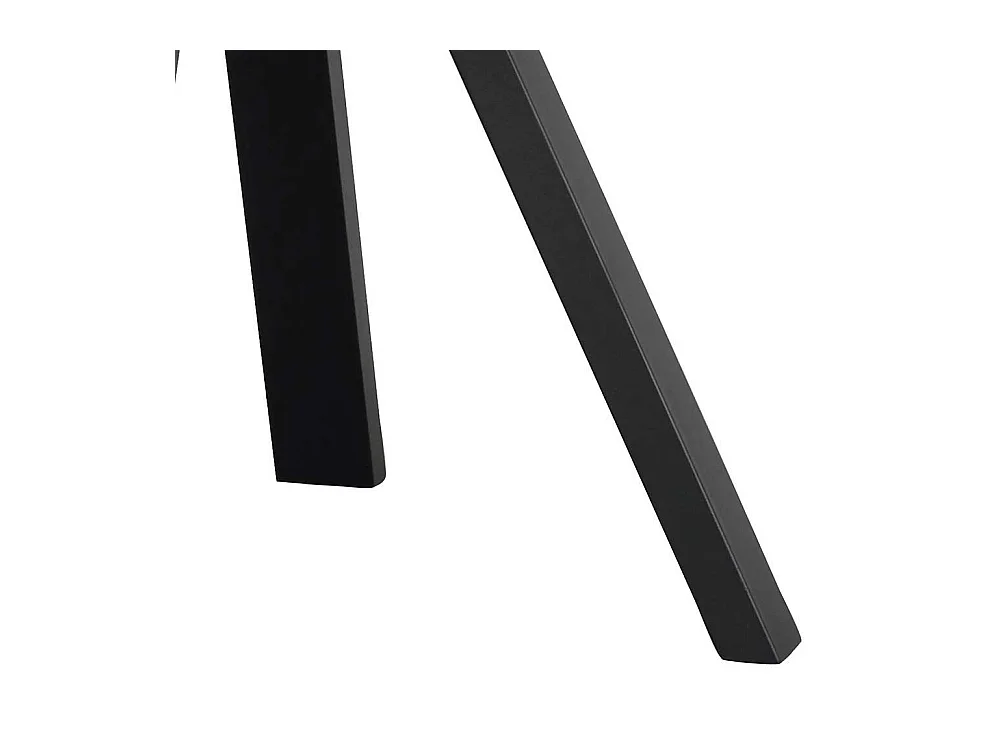 150 cm Esstisch mit runder Tischplatte Schwarz