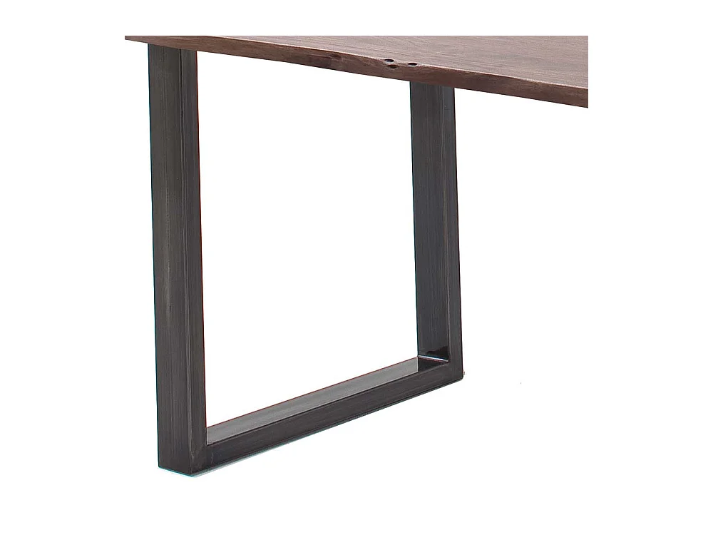 Esstisch Holztisch aus Akazie Massivholz und Metall