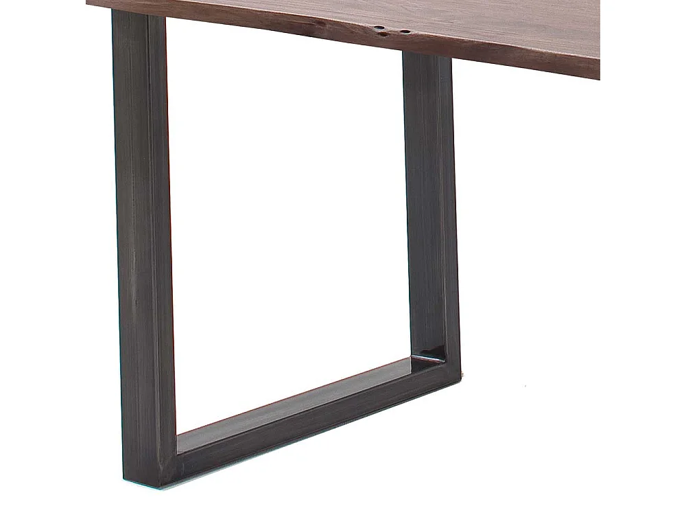 Esstisch Holztisch aus Akazie Massivholz und Metall