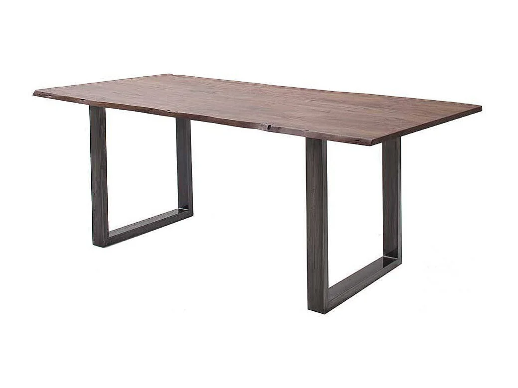 Esstisch Holztisch aus Akazie Massivholz und Metall