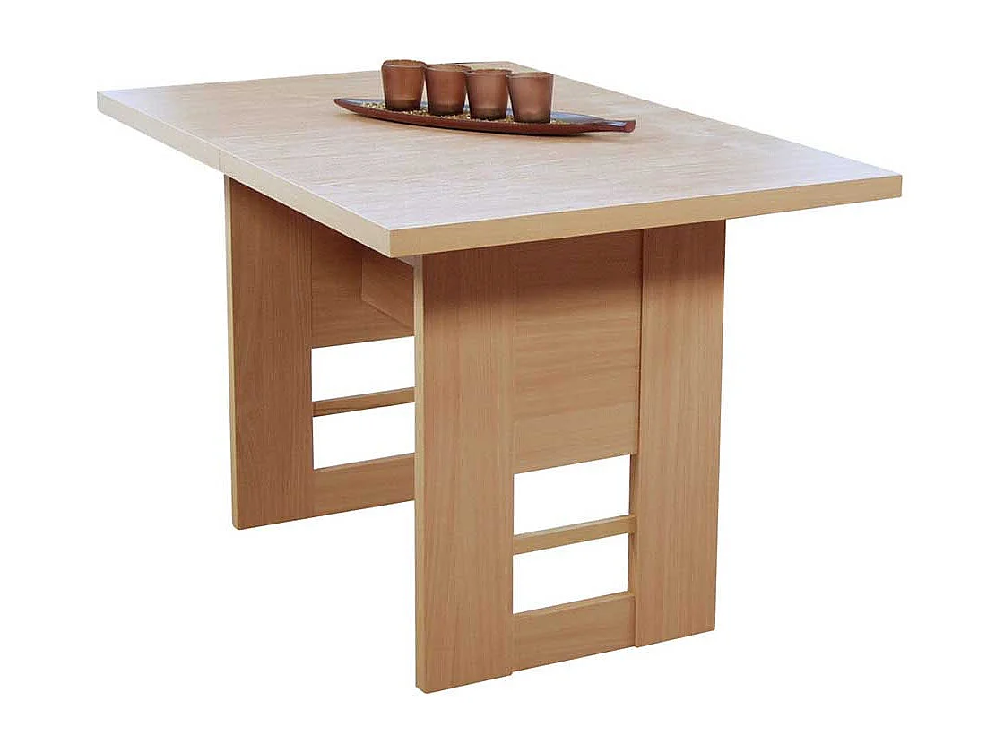 Esstisch mit Wangengestell Buche