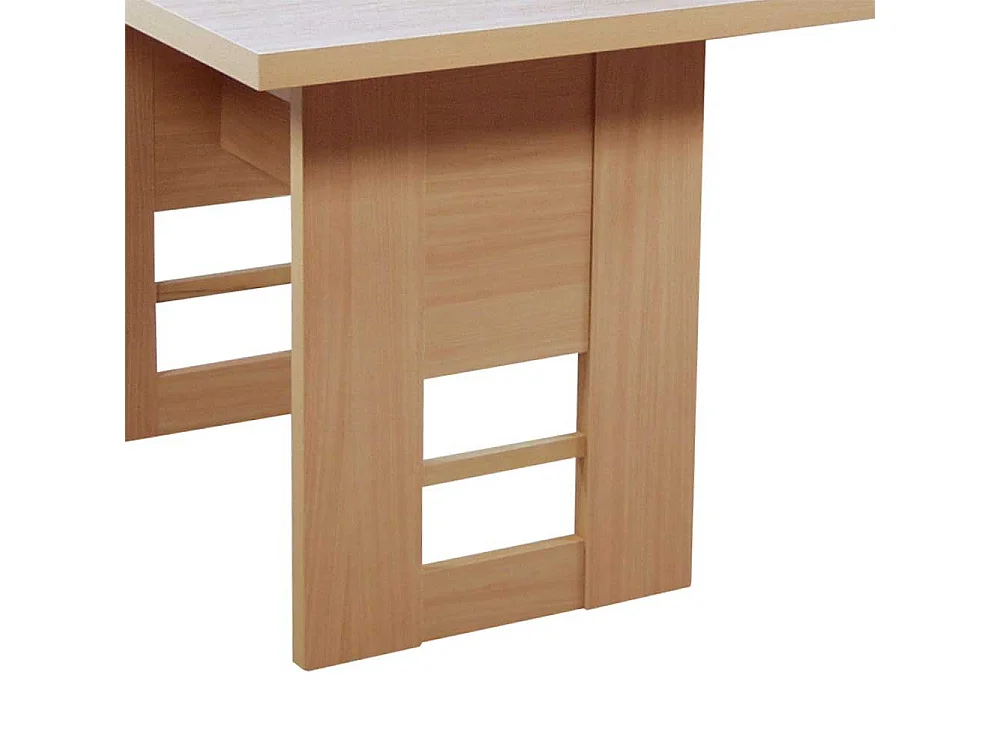 Esstisch mit Wangengestell Buche