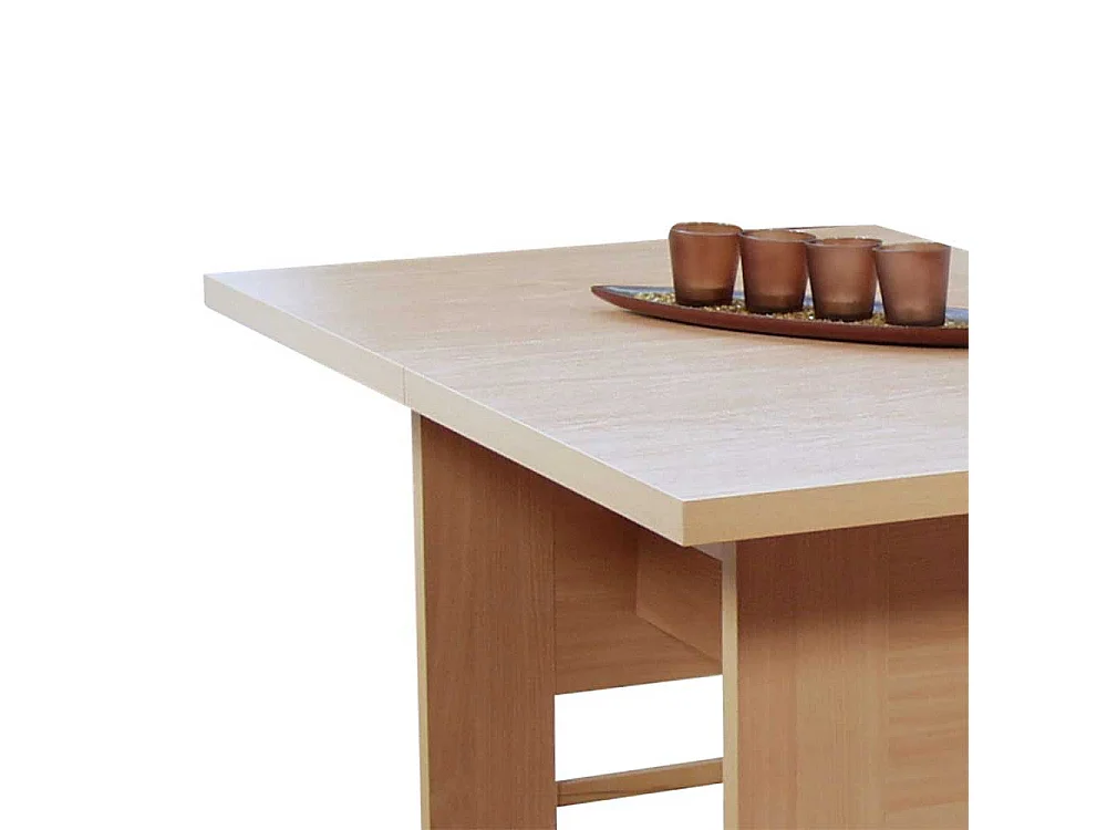 Esstisch mit Wangengestell Buche