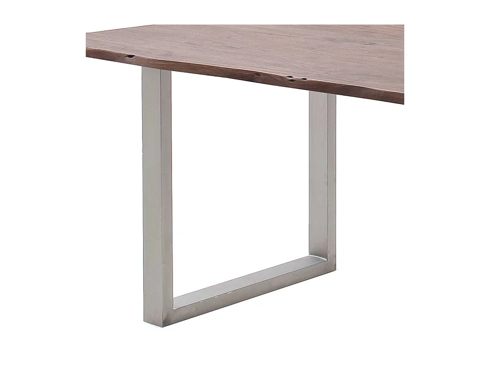 Esstisch Esszimmertisch Baumkante Metallgestell