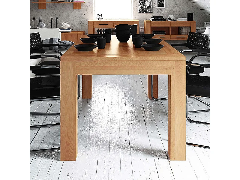 Massivholztisch für Esszimmer Kernbuche geölt