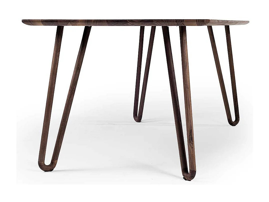 Esszimmertisch aus Nussbaum Massivholz handgearbeitet