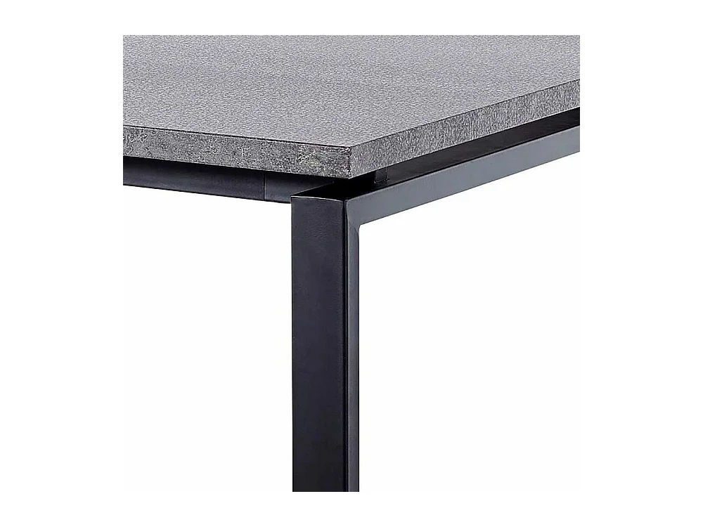 Esstisch Tisch Esszimmer in Beton Grau und Schwarz