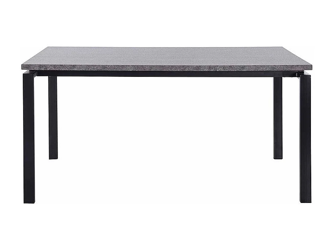 Esstisch Tisch Esszimmer in Beton Grau und Schwarz