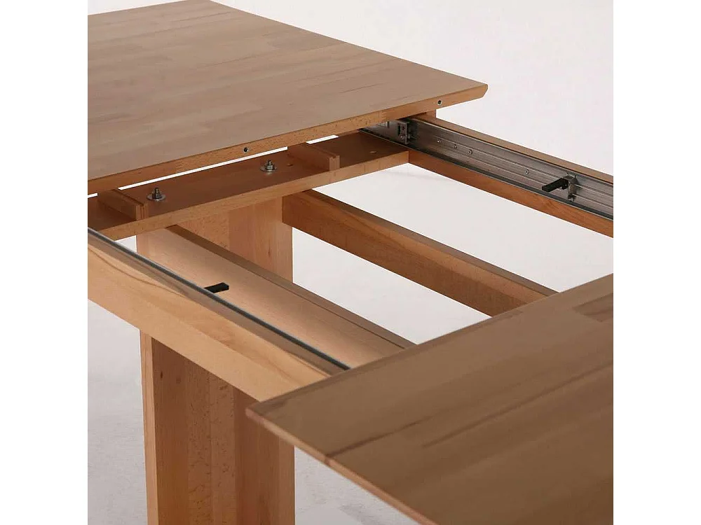 Esszimmertisch aus Kernbuche Massivholz Mittelauszug