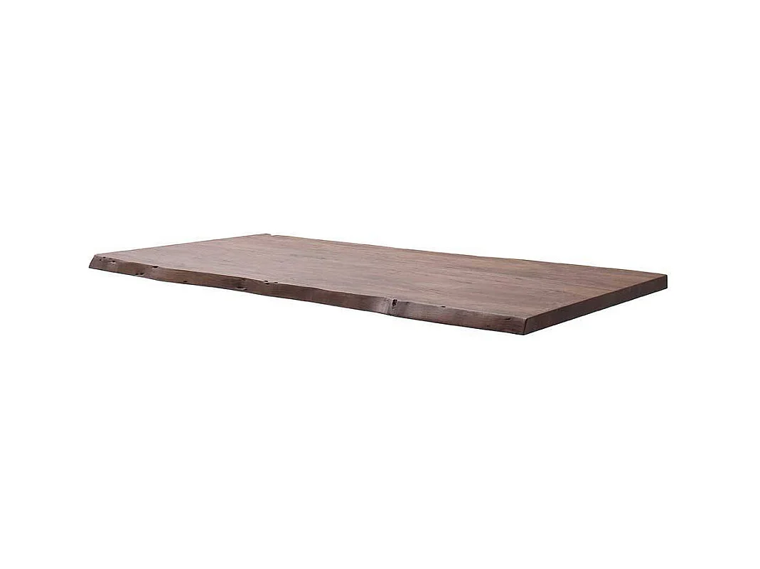 Essenstisch aus Akazie Massivholz mit Bügelgestell