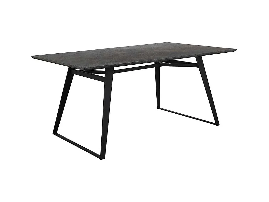 Esstisch Tisch Esszimmer in Schwarz und Graubraun