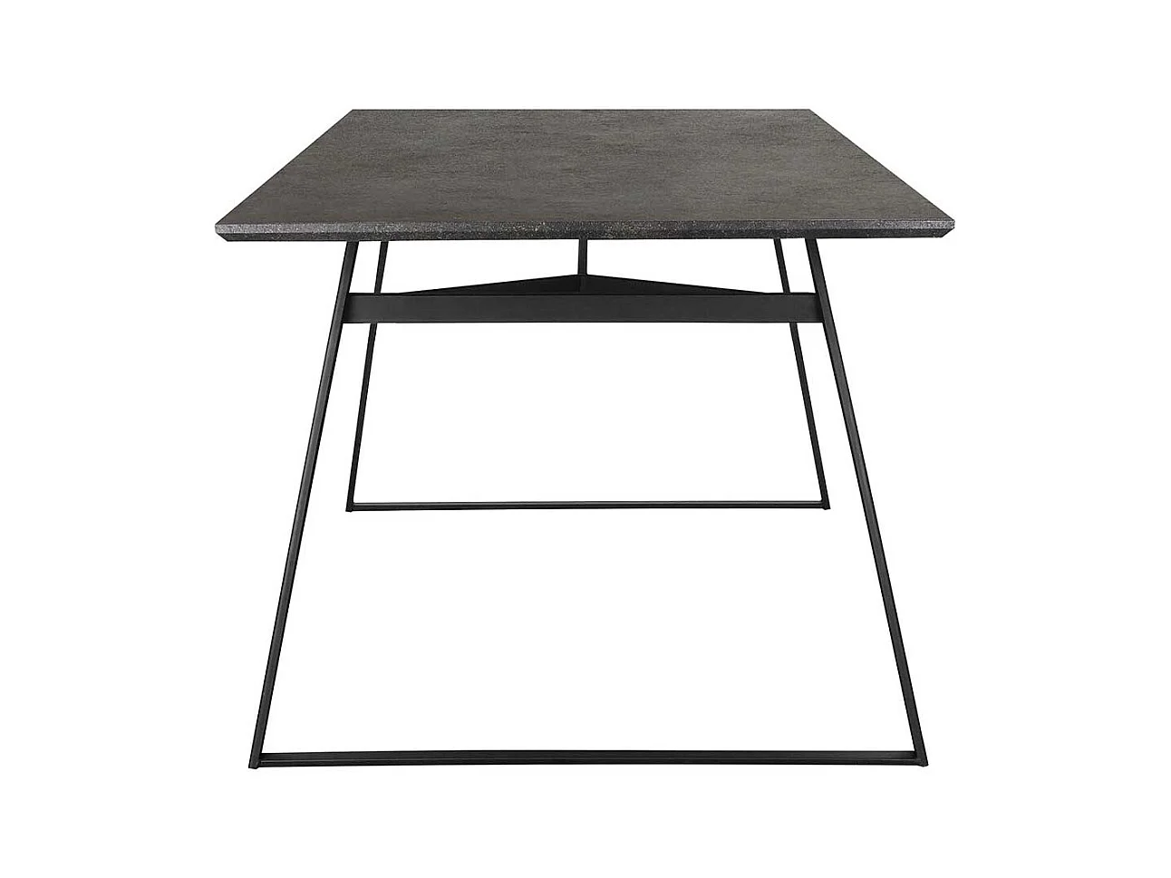 Esstisch Tisch Esszimmer in Schwarz und Graubraun