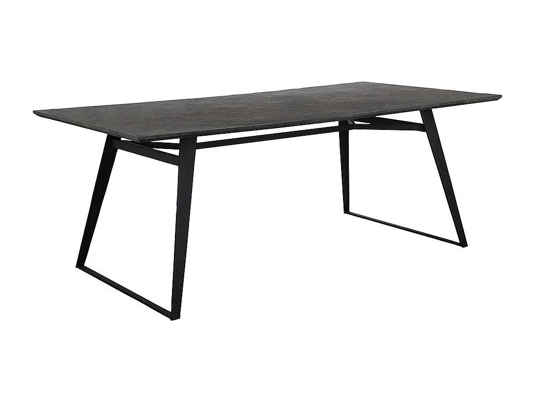 Esstisch Tisch Esszimmer in Schwarz und Graubraun