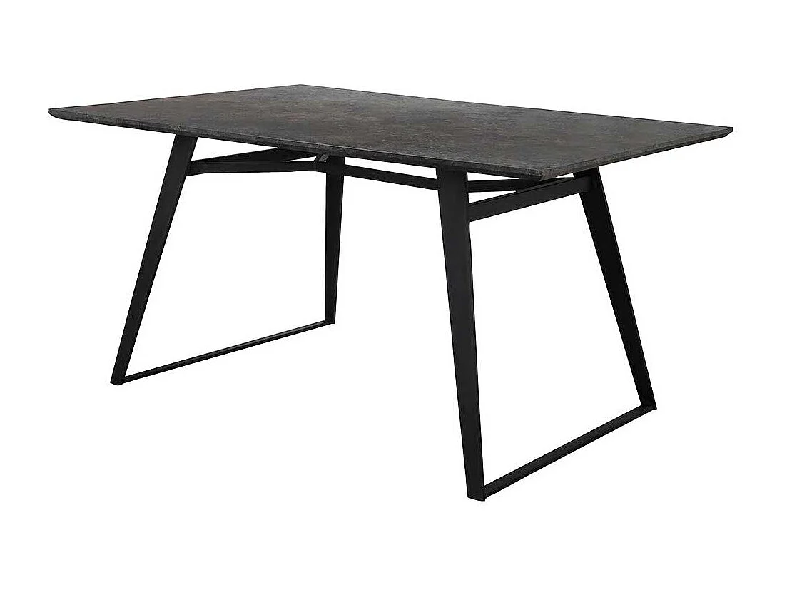 Esstisch Tisch Esszimmer in Schwarz und Graubraun