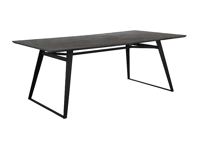 Esstisch Tisch Esszimmer in Schwarz und Graubraun