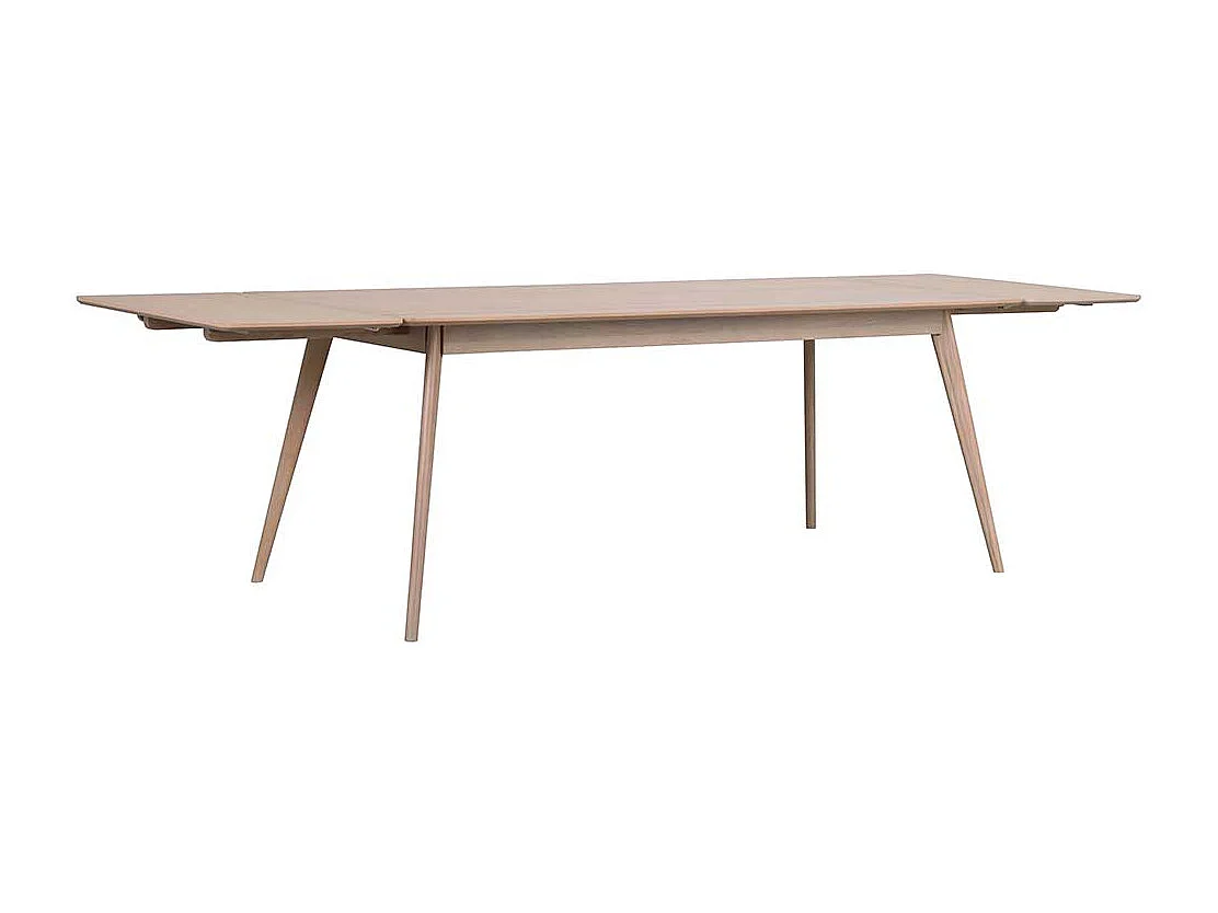 Esstisch mit Eiche White Wash furniert Skandi Design