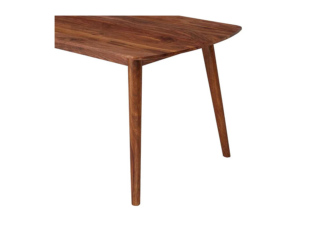 Esszimmertisch aus Sheesham Massivholz Retrostil